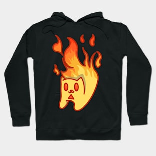 Fire Elemental Cat Hoodie